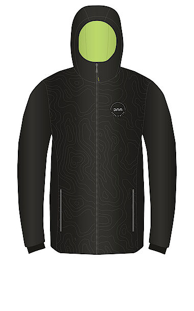 Polar Jacke mit Kapuze