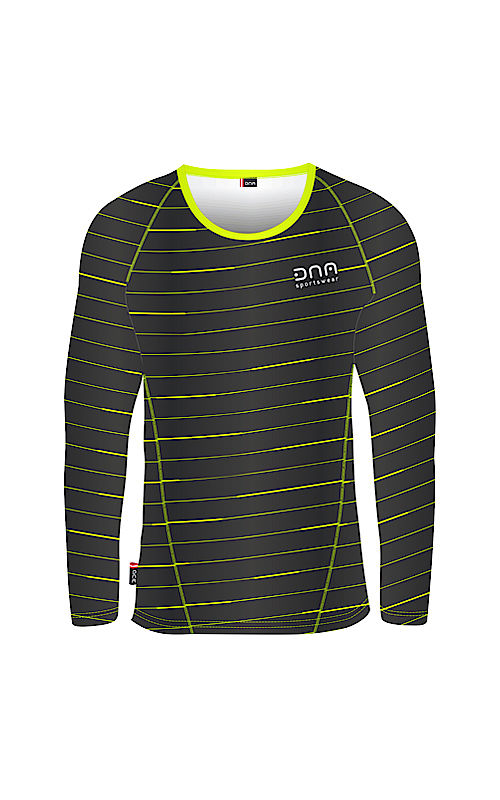 Bodyfit shirt langarm