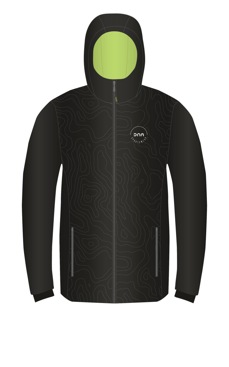 Polar Jacke mit Kapuze