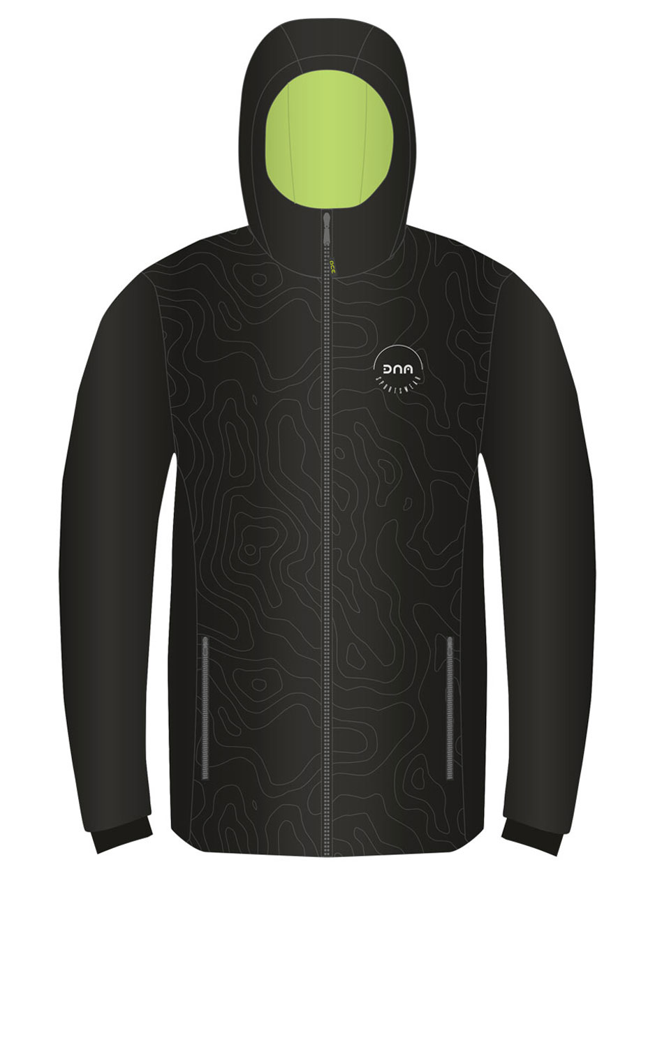 Polar Jacke mit Kapuze